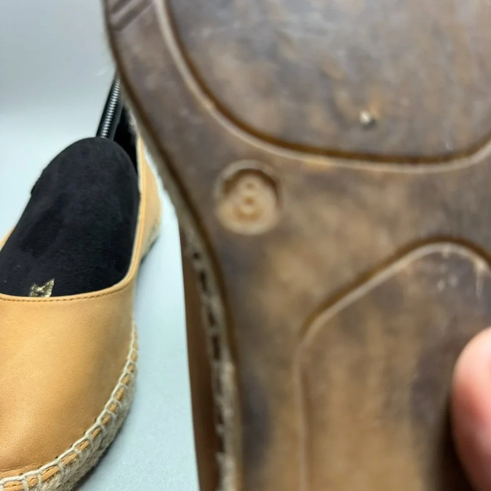 MATT BERNSON Made in SPAIN Leather  ESPADRILLES Retail $170 Sz‎ 8